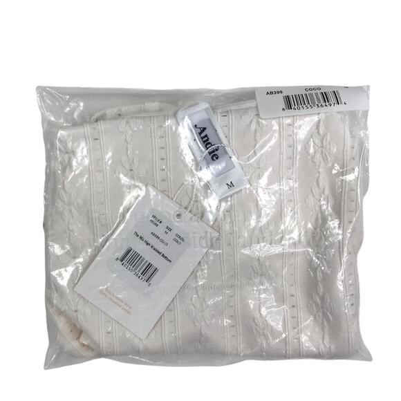 ANDIE Swim Bottom Women Sz M Eyelet 90’s Cottagecore Y2K Retro Boho Chick NWT - Picture 8 of 9